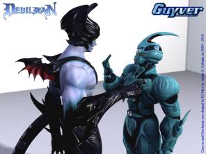 Guyver VS Devilman by Asgard Knight